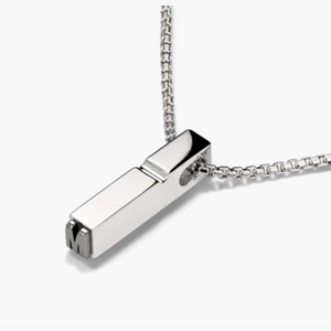 Cipher Letter Chain Sterling Silver