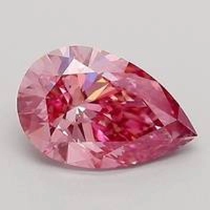 1.15 Ct. Fancy Purplish Red Pear Lab Created Diamond