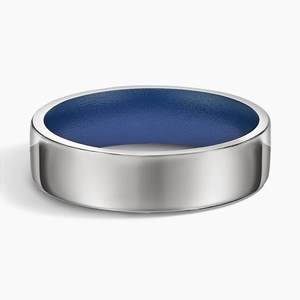 Mojave Blue Cerakote 6mm Wedding Ring