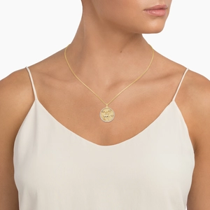 14K Yellow GoldLuxe Sagittarius Zodiac Pavé Pendant
