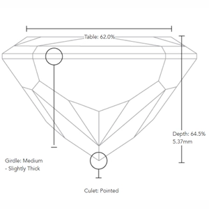 3.06 Carat Cushion Lab Grown Diamond Super Ideal Cut • E Color • IF Clarity • IGI