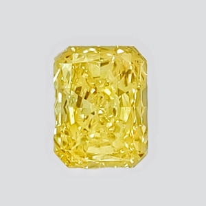 1.93 Ct. Fancy Vivid Yellow Emerald Lab Created Diamond
