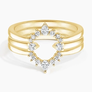 Lunette Wren Diamond Ring Stack (1/4 ct. tw.)