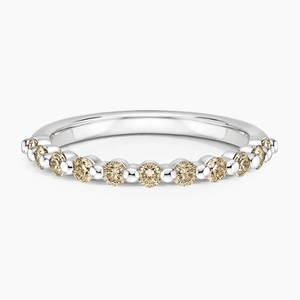 18K White GoldMarseille Champagne Diamond Ring (1/3 ct. tw.)