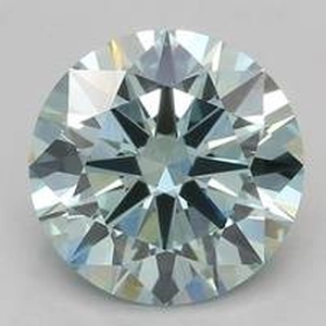 1.51 Ct. Fancy Green Round Lab Created Diamond