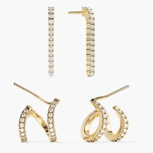Tennis Earring Set