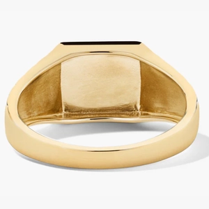 Square Signet Ring 14k Yellow Gold