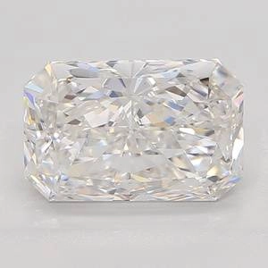 3.15 Carat Radiant Lab Created Diamond Very Good Cut • F Color • VS1 Clarity