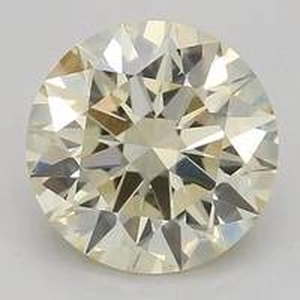0.79 Ct. Fancy Yellow Round Lab Created Diamond