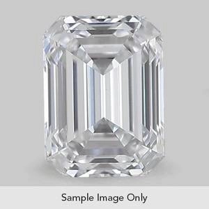 0.94 Carat Emerald Lab Created Diamond Super Ideal Cut • F Color • VS1 Clarity