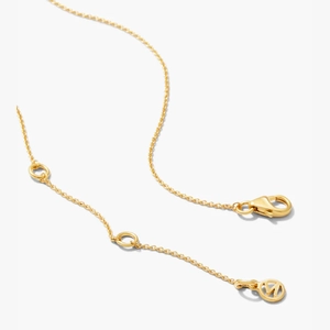 Mini Pearl Pendant Necklace 18k Gold Vermeil, Pearl