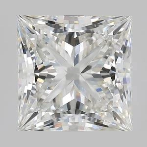 6.10 Carat Princess Lab Created Diamond Super Ideal Cut • G Color • VVS2 Clarity