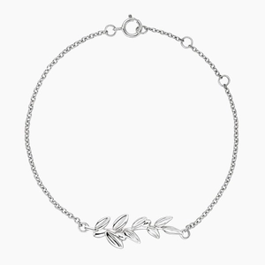 SilverOlive Branch Bracelet