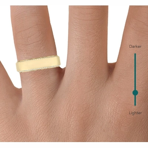 Avalon Eternity Diamond 6mm Wedding Ring (2/5 ct. tw.) in 18K Yellow Gold