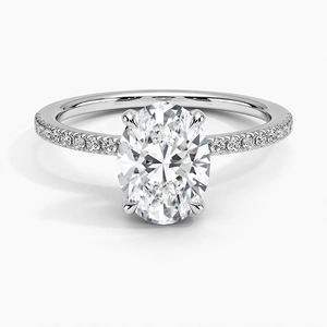 Viviana with 1.5ct Oval Certified Natural Diamond