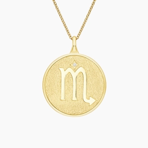 Luxe Scorpio Zodiac Pavé Pendant