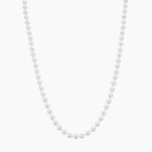 18K White GoldMargaret Premium Akoya Cultured Pearl 18 in. Necklace