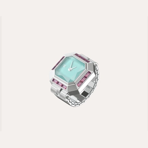 Sofia Prism Cocktail Watch Ring