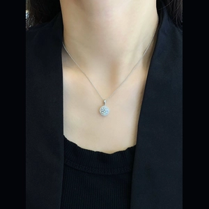 Classic Round Diamond Pendant