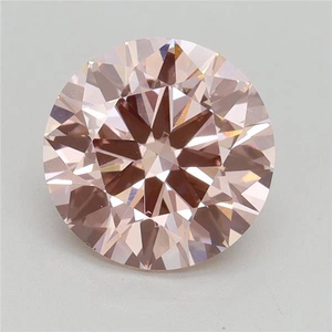 2.14 Ct. Fancy Intense Pink Round Lab Grown Diamond