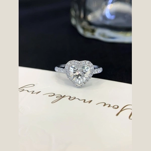 Classic Heart Diamond Ring