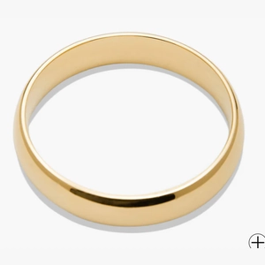 4mm Curve Band 14k Yellow Gold