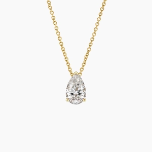 Pear Carbon Capture Lab Diamond Pendant
