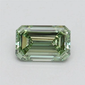 0.77 Ct. Fancy Intense Green Emerald Lab Grown Diamond