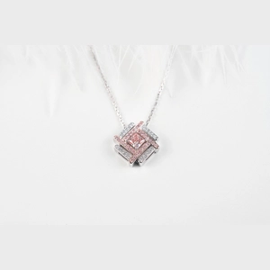 Pink Diamond Necklace