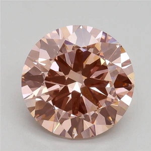 2.5 Ct. Fancy Intense Pink Round Lab Grown Diamond