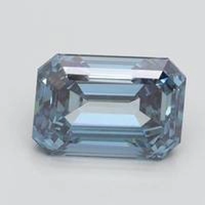 New 2.03 Ct. Fancy Intense Blue Emerald Lab Created Diamond