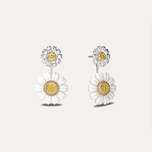 Daydreaming Daisy Diamond Drop Earrings