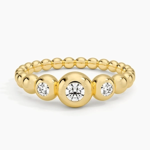 Lab Diamond Bubble Ring