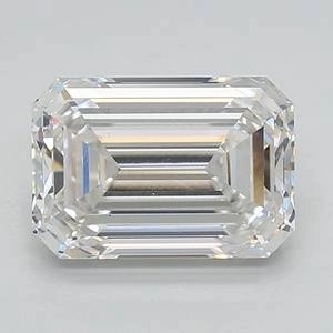 New 4.03 Carat Emerald Lab Created Diamond Super Ideal Cut • F Color • VS1 Clarity