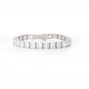 Tennis Bracelet with Princess Bracelet