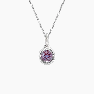 SilverLab Alexandrite Twist Pendant