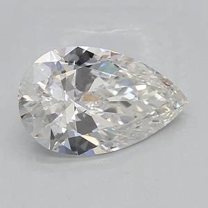 1.22 Carat Pear Lab Created Diamond Super Ideal Cut • F Color • VS1 Clarity