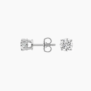 18K White GoldLab Diamond Stud Set
