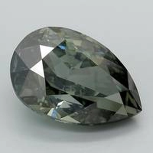 New 11.47 Ct. Fancy Deep Green Pear Lab Created Diamond