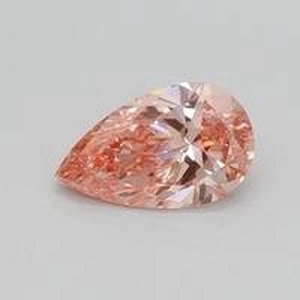 0.6 Ct. Fancy Intense Pink Pear Lab Created Diamond