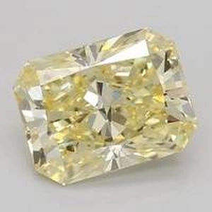 New 2.04 Ct. Fancy Yellow Radiant Lab Created Diamond