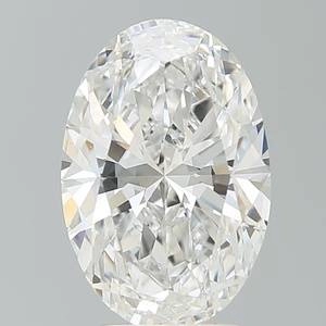 4.14 Carat Oval Lab Created Diamond Super Ideal Cut • E Color • VS1 Clarity