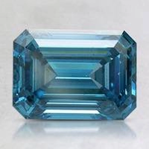 New 2.08 Ct. Fancy Vivid Blue Emerald Lab Created Diamond