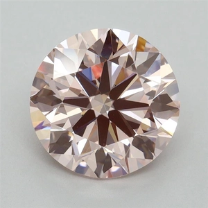 3.22 Ct. Fancy Pink Round Lab Grown Diamond