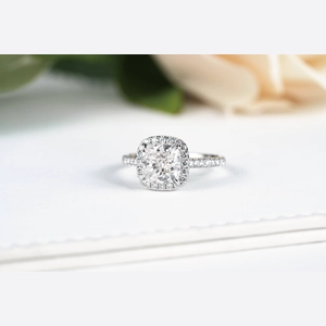 Cushion Diamond Ring