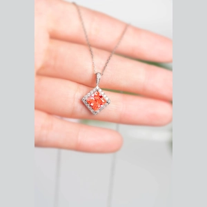 Red Princess Diamond Necklace
