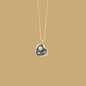 Pendant Heart with Diamonds