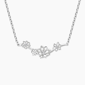 SilverMagnolia Branch Diamond Pendant