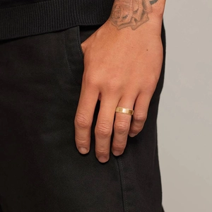 Beveled Edge Maverick 6mm Wedding Ring
