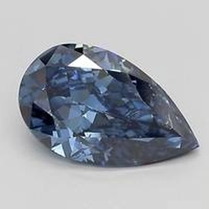 1.15 Ct. Fancy Deep Blue Pear Lab Created Diamond